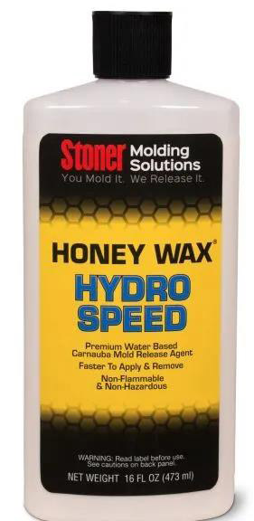 Stoner HoneyWax®Hydro Speed是一種高固含量的水性乳液，不含任何溶劑，旨在代替?zhèn)鹘y(tǒng)的高級(jí)涂蠟作為復(fù)合材料行業(yè)中的脫模劑。