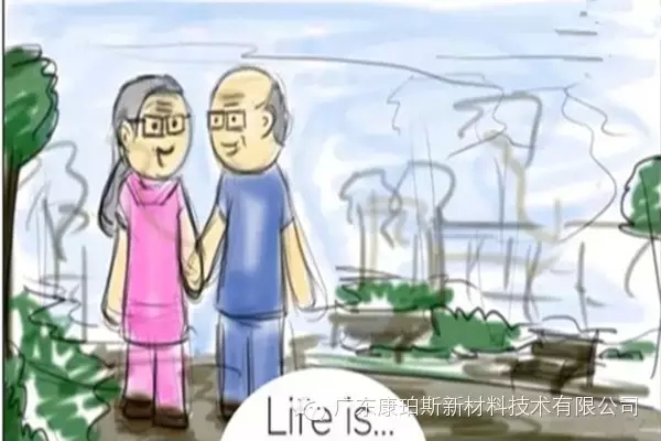 人生就是。。。 牽著老伴的手，享受屬于自己的夕陽，執(zhí)子之手，與子偕老......